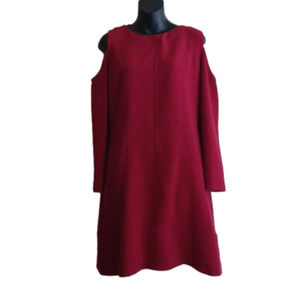 Closet cut out red dress.Size 12. It is the darker red color. Holiday parties!